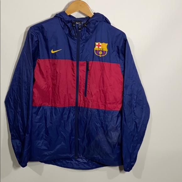 nike fc barcelona windbreaker